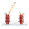 Interruptor de columna exterior HGW9-12-630A, 10 kV, antiguo interruptor de aislamiento de alto voltaje compuesto, disponible en stock.