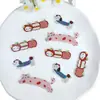 Accesorios de Manzana de Dibujos Animados Trío Materiales Resina Accesorios para Joyería DIY Funda de Teléfono Zuecos Pasador Vaso de Agua Pegatinas