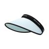 Visera de Verano para Mujer, Ocio al Aire Libre Viajes, Ala Ancha Grande, Protección UV, Cubre Rostro, Transpirable, Versátil Sombrero de Sol de Ala Ancha