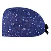 Gorro quirúrgico para mujer, gorro de algodón estampado, gorro para sala de operaciones de doctor, gorro de enfermera, gorro de luna, gorro para casa, gorro de chef tipo cúpula