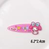 Lindo Dibujo Animado Sanrio Película Acrílica DIY Horquilla Dulce Clip Flequillo Cabello Roto Clip Lateral Accesorios