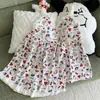 Conjunto de pijama camisola kt, novo estilo de verão com bojos, pode ser usado fora, modelagem solta, malha fina de algodão nuvem para casa para meninas