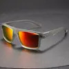 Óculos de Sol Polarizados Europeus e Americanos Anti-Uv Novos, Proteção para os Olhos, Óculos de Ciclismo Unissex, Armação Grande para Dirigir, Pesca ao Ar Livre