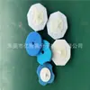 Cabezal de repuesto de fibra desechable para inodoro al por mayor viene con líquido de limpieza comprimido, cabezal de cepillo de esponja absorbente, grande, favorablemente