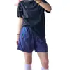 Camiseta Esportiva de Verão ao Ar Livre Jiangfu para Homens e Mulheres com Painéis de Pele de Gelo Secagem Rápida Respirável Fresca Manga Curta Top Funcional de Secagem Rápida