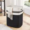 Cesta para Ropa Sucia de Dormitorio Organizador de Almacenamiento Cesta Cesta de Almacenamiento Cesta para Artículos Varios Cesta de Cuerda de Algodón para Edredón Cesta para Ropa Sucia Ropa Cubo para Sala de Estar