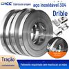 304 aço inoxidável cabo tie bobina de aço inoxidável bobina de cabo marinho ao ar livre amarração de aço aço correia de embalagem de aço plástico