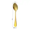 Amazon Transfronterizo 1010 Acero Inoxidable Vajilla Restaurante Occidental Cuchillo para Bistec Cuchara Tenedor Cuchara de Postre Cucharilla de Té Pequeña Vajilla de Hotel
