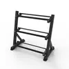 Venta Directa de Fábrica Popular Transfronteriza Mini Rack Doble para Mancuernas Rack para Colocar en Casa Gimnasio de Dos Pisos Vertical Fijo
