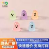 Figuras lindas de pequeños fantasmas creativos que brillan en la oscuridad transfronterizos, accesorios para colgar decoración DIY, mini micro paisajismo, adornos de Halloween