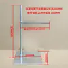 Soporte Colgante de Carrete de Cinta de Embalaje, Soporte Dispensador de Cinta, Soporte de Soporte para Microinspección, Soporte de Soporte para Materiales Colgantes, Placa de Bloqueo de Material Acrílico