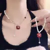 Collar con Colgante de Pulpo de Dibujos Animados Infantil con Cuentas para Mujer Dulce Personalidad Única Moda Temperamento Más Fácil de Combinar Cadena de Suéter