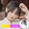 Small Thousand Generations Bangs Peruca Mulheres de oito caracteres Fake Bangs Wig Internet Popular Estilo Francês Air Bangs Natural Peça de Peruca Frontal