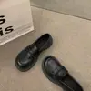 Zapatos de Cuero para Mujer sin Cordones para Viajar al Trabajo, Novedad Otoño 2026 Estilo Británico Retro Mocasines Planos para Mujer