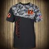 Camiseta Casual de Manga Corta de Moda Transfronteriza 2025 Estampado Digital 3D Camuflaje Genial Atuendo de Pareja Camiseta de Cuello Redondo para Hombre y Mujer