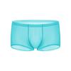 Nueva tendencia invisible 50g transparentes calzoncillos bóxer para hombre seda de hielo sin costuras moda secado rápido talla grande ropa interior para parejas hombres
