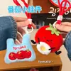Tengyi Original Linda Serie de Tomates Pequeños Llavero de Muñeca Colgante para Mochila Colgante Versátil Adorno de Muñeca Creativo