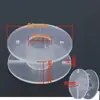 Estrutura de Indutor Transparente ABS Divisor de Frequência Bobina de Indutor Oca Carretel Suporte Redondo de Plástico Carretel de Fio Integrado Áudio
