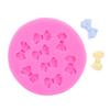 Moño de Azúcar Flip Molde de Silicona para Hornear West Point Decoración de Pastel de Chocolate Adornos DIY Gotas de Gel Cristal