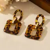 Pendientes AliExpress Pendientes de Cadena Explosiva Pendientes de Acrílico para Mujer Pendientes Geométricos Transfronterizos Europeos y Americanos