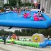 Parque Aquático Piscina Inflável Piscina de Areia Piscina de Pesca Equipamento de Diversão Flutuante na Água Brinquedos de Material PVC Espessado