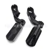 Pedal de Pie Modificado para Motocicleta Soporte de Pie Modificado Parachoques Adecuado para Tubo de 1-1/4 pulgadas