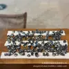Plata vieja (sanqi plata) pequeño accesorio decorativo de flor, cuenta separadora versátil para pulseras DIY, colgante de cuerda trenzada, accesorio creativo