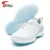 Zapatillas nuevas para mujer de golf suela de goma antideslizante transpirables sin clavos impermeables agarre cómodo hebilla giratoria fuerte