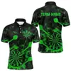 Camisa Polo Estampado Digital 3D Casual de Manga Corta Moda Camiseta Divertida Cuello Solapa Manga Corta Jersey Modelo de Comercio Exterior Transfronterizo
