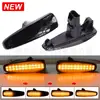 Adecuado para Mitsubishi Lancer Outlander Mirache Dynamic LED Señal de Giro para Coche Luz Lateral de Guardabarros