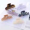Coreano elegante elegante requintado ácido acético cabelo agarrar grande médio back cabeça grampo de cabelo headwear agarrar grampo de cabelo para as mulheres