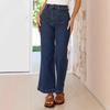 Europa y Estados Unidos venta caliente 2025 transfronterizo primavera moda femenina casual retro suelto recto jeans 8930