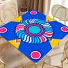 Fábrica de Origen Alfombrilla de Mahjong Transfronteriza Alfombrilla Gruesa Antideslizante con Estampado de Mahjong Reductora de Ruido para Uso en Casa