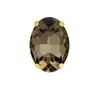 Broca de garra de cristal oval em forma de ovo de cristal de vidro furadeira costurada à mão material para acessórios de vestido de noiva acessórios de cabelo