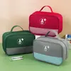 Bolsa Médica Portátil Transfronteriza Tela Bolsa de Primeros Auxilios para Coche al Aire Libre Portátil Bolsa Portátil para Almacenamiento de Medicamentos de Emergencia
