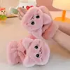 Guantes de Nuevo Estilo para Niñas en Invierno Felpa Cálida Estudiante Lindo Gato Plegables Dibujos Animados A Prueba de Frío Súper Suaves Guantes para Escribir