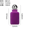 Botella de Perfume Aterciopelada con Tapa de Aleación de Zinc, Botella Dispensadora de Vidrio en Stock, Botella Spray Pequeña Transparente al por Mayor, Tapa Aterciopelada de 100 ml