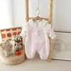 Conjunto de Duas Peças para Passeio de Primavera e Outono para Bebê Roupão de Lua Cheia Roupas para Recém-Nascidos Traje de Passeio para Bebê Princesa 100 Dias