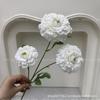 Simulação de jardim Monet branco, material para flores de auditório de casamento, plantio de flores de casamento, arte de flores Mori, chumbo de estrada, flores decorativas