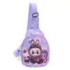 Bolsa de Pecho Nueva para Niños de Comercio Exterior Estampado de Dibujos Animados Bolsa Cruzada para Niños y Niñas Guardería Linda Casual Monedero Bolsa de Hombro
