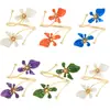 Pulseira Flor de Gotejamento de Óleo Multicamadas Moda de Luxo Leve Venda Quente Transfronteiriça Europeia e Americana Estilo Pastoral de Verão Joia de Mão Versátil para Férias para Mulheres