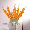 Flor artificial Delphinium arranjo de flores simulação jacinto flor decorativa sala de estar arte floral arranjo de flores flocado galho alto ornamento de chão