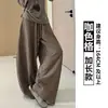 Conjunto feminino novo de outono, confortável e casual, estilo coreano, leve e fresco, para a mulher intelectual e discreta, conjunto de duas peças de corte solto