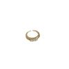 Anillo de apertura de perla galvanizada, anillo de moda, diseño simple que combina con todo, anillo de dedo ligero, lote de joyería de lujo a la moda