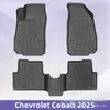 Adecuado para Chevrolet Cobalt 2025 Alfombrillas de Piso para Coche y Alfombrilla de Maletero para Todo Clima de TPE