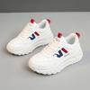 Hy930 Zapatos Sencillos Nuevos para Mujer Otoño 2024 Estilo Coreano Transpirables que Aumentan la Altura Suela Gruesa Zapatillas Deportivas Zapatos Casuales para Estudiantes
