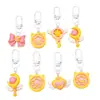 Llavero Colgante de Resina de Sailor Moon Llavero Hecho a Mano para DIY Cadena de Teléfono Accesorio Colgante para Bolsa