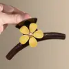 Pinza para el pelo de lunares en la nuca, Pinza de tiburón exquisita de alta gama, Pinza grande dulce para el pelo para niñas, Pinza grande para el pelo grueso, Accesorio para el pelo