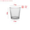 Copo de Vidro Transparente Estilo Ins para Casa, Copo para Bebida Fria, Copo para Suco, Copo de Água de Vidro com Padrão de Favo de Mel, Caneca de Café Estilo Americano
