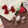 Nuevo Broche de Pinza para el Pelo con Cabeza de Conejo/Poni de Lana Estilo Coreano Accesorios y Materiales para Ropa Bolsa Zapato Calcetín